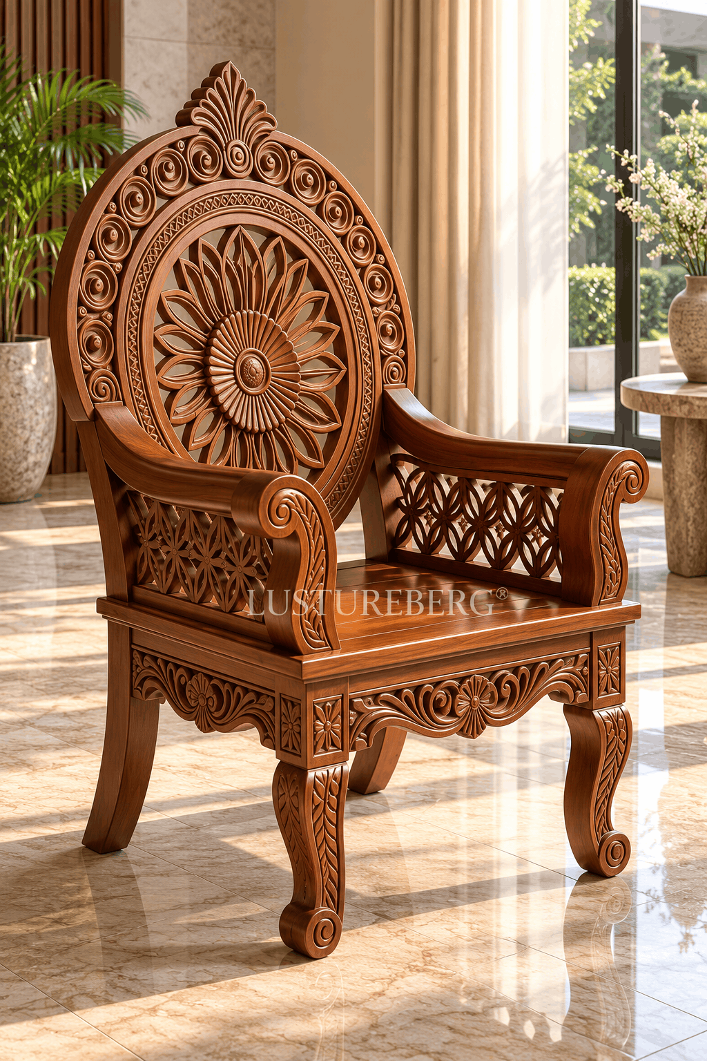 LB CH 02 - THE SUNBURST ACCENT CHAIR