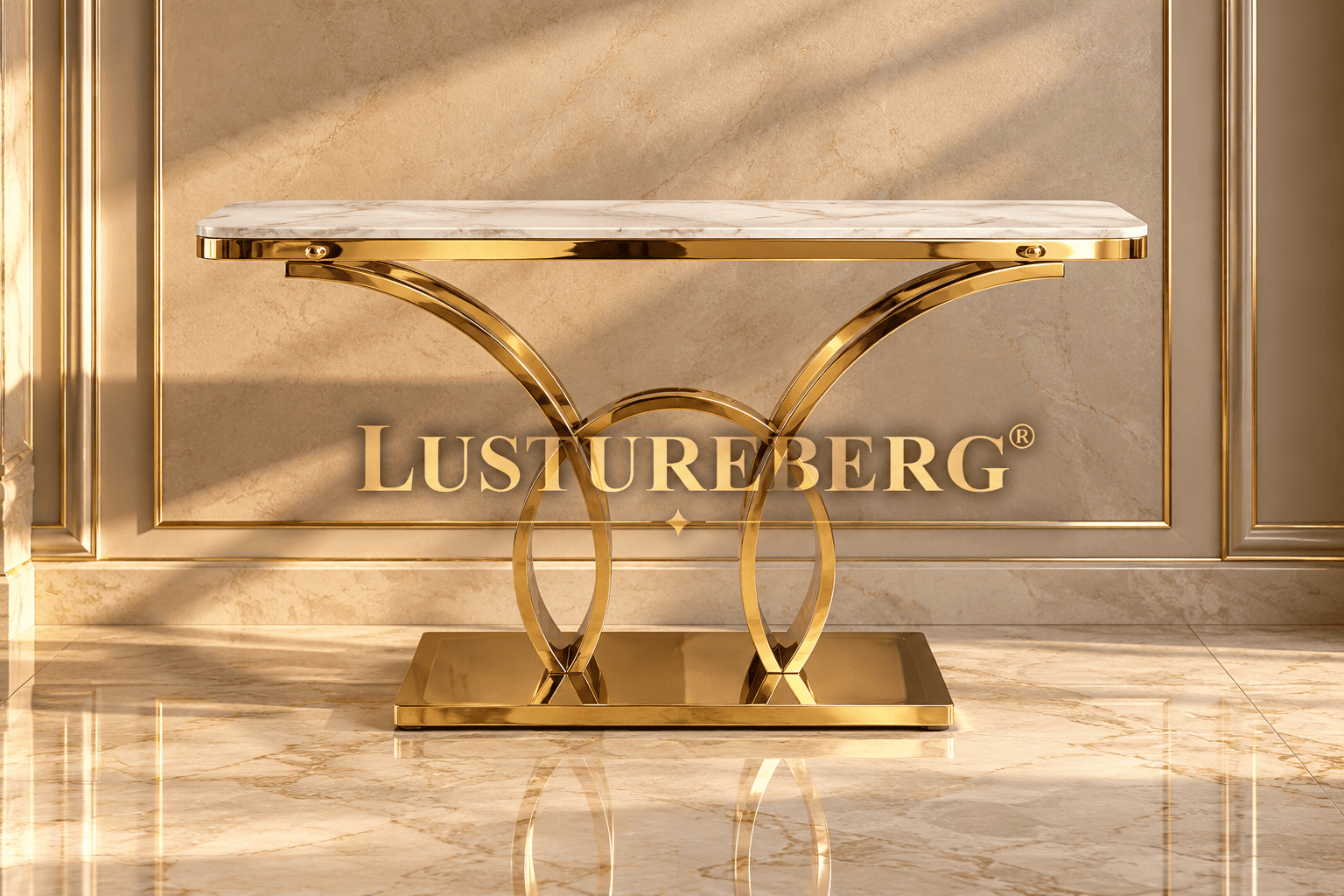LB CN 05 - Golden Infinity Console Table