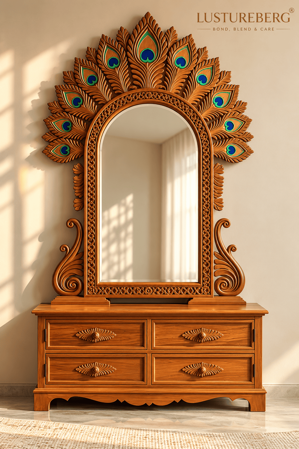 LB M 02 Peacock Majesty Mirror