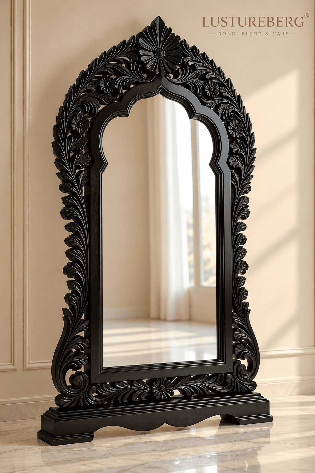 LB M 03 - Black Royalty – Statement Mirror