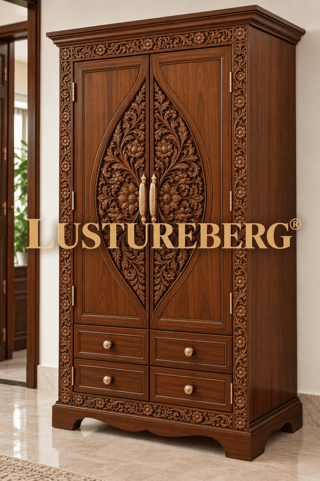 LB W AL-03 - Floral Heritage Wardrobe